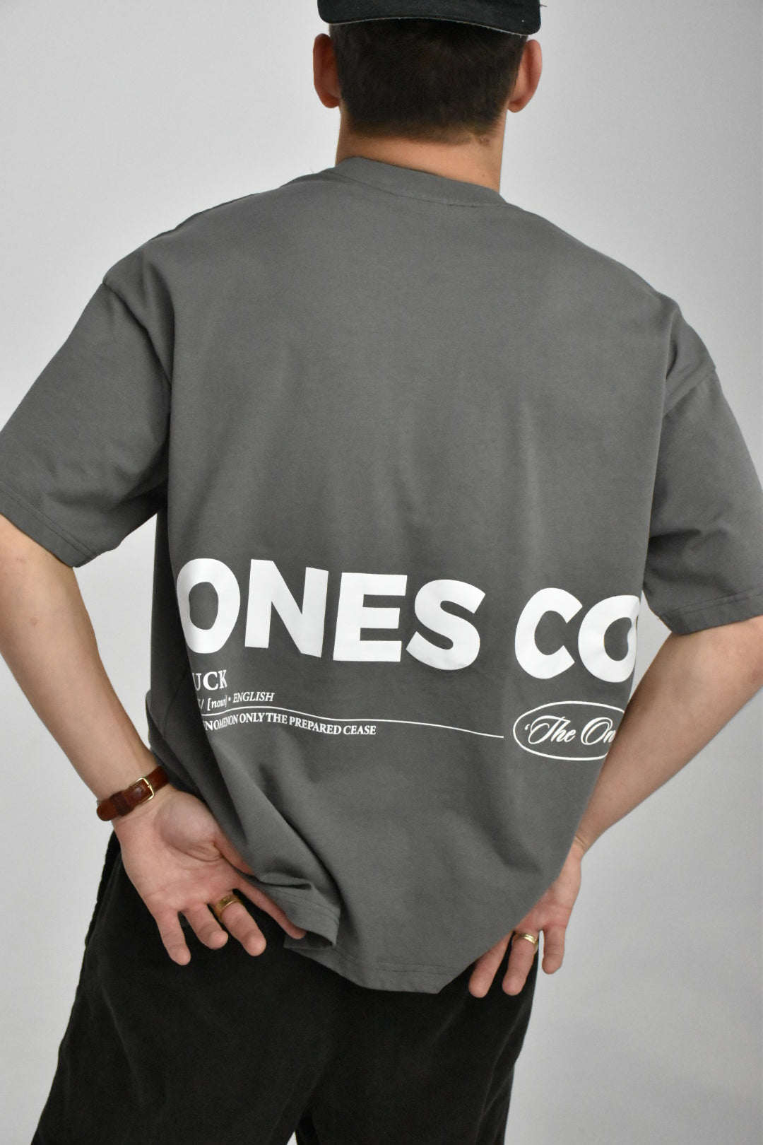 Luck Defined Oversized Tee (Storm Grey)