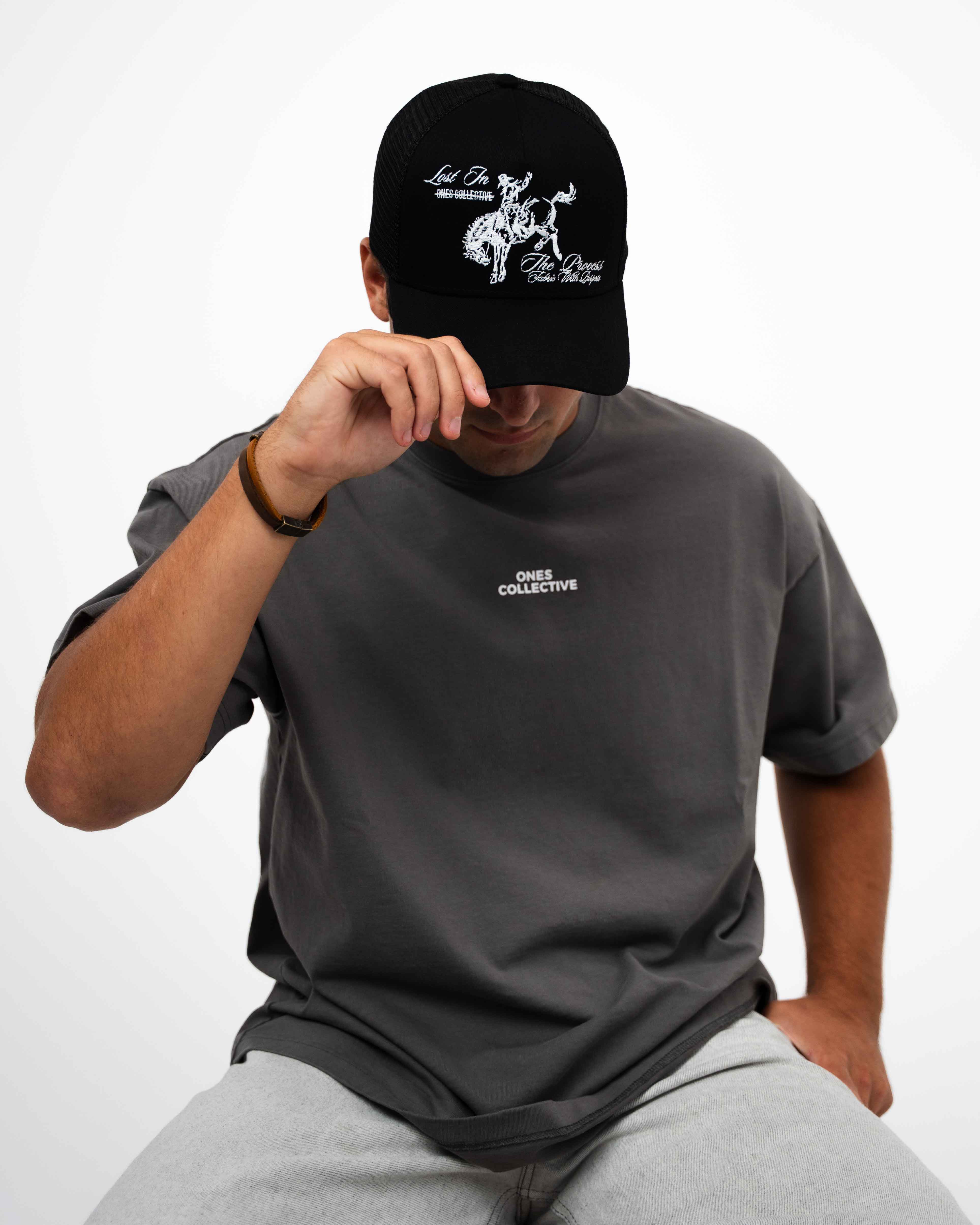 Luck Defined Oversized Tee (Storm Grey)