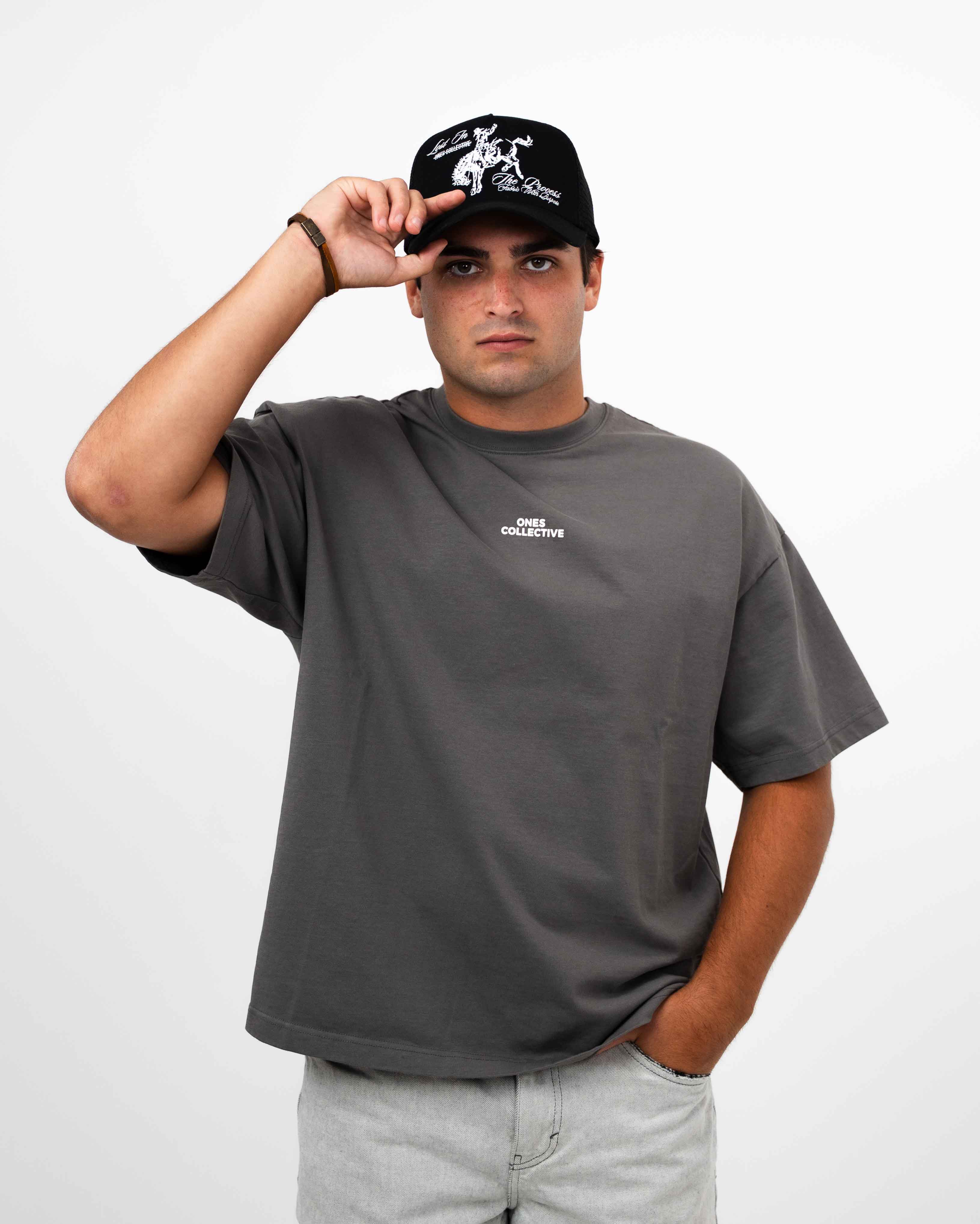 Luck Defined Oversized Tee (Storm Grey)