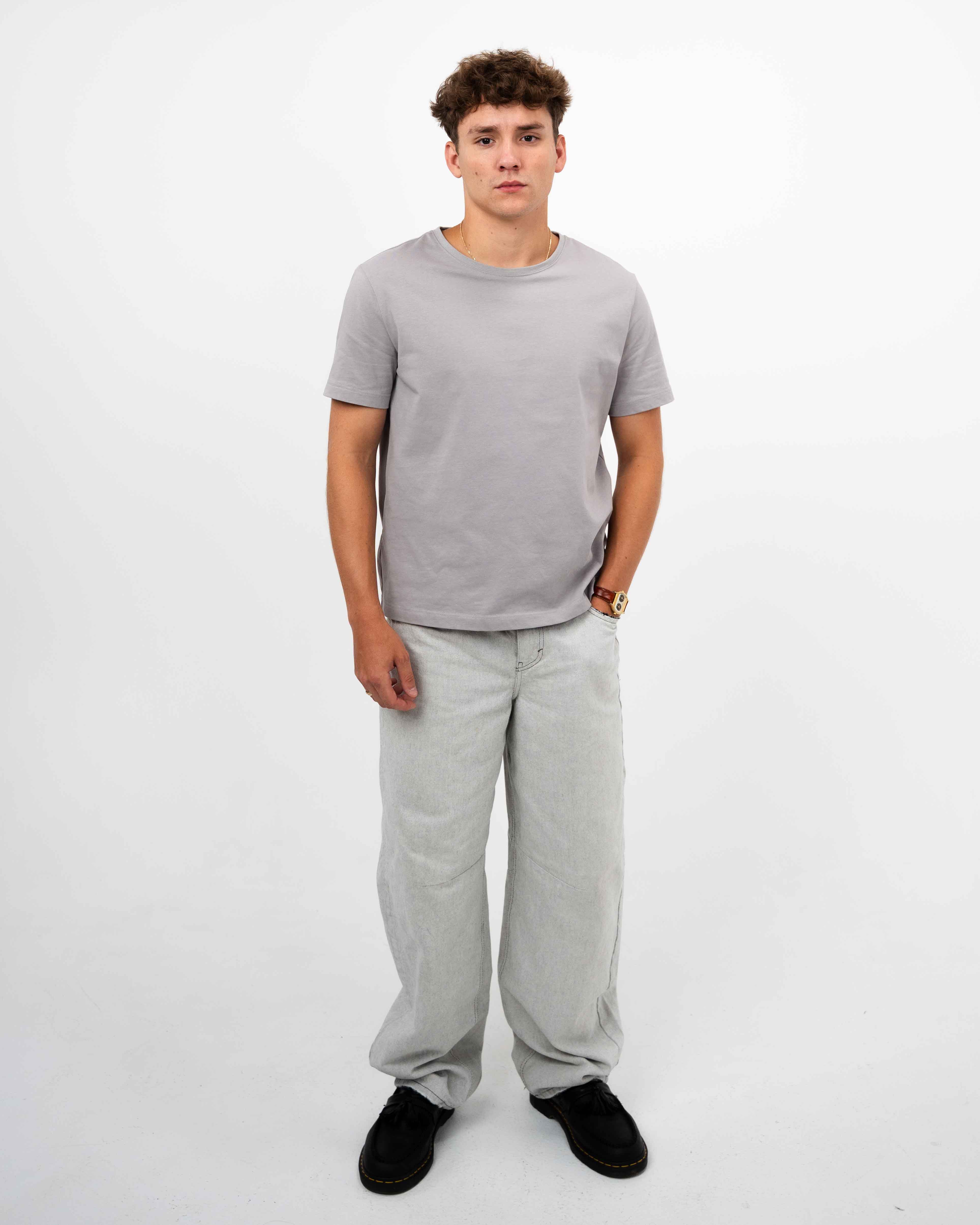 Men's Fitted Tee (Smoke Grey)