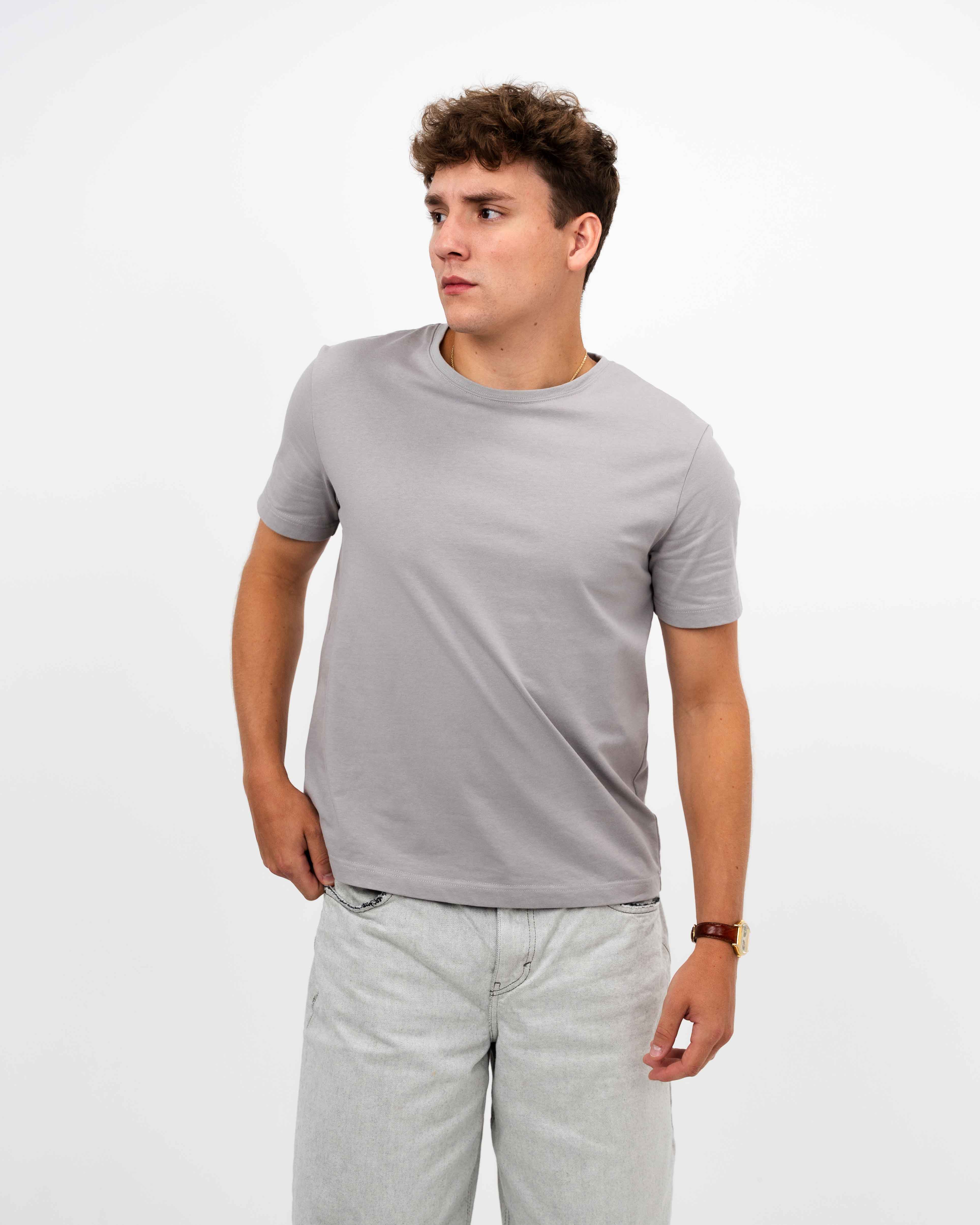 Men's Fitted Tee (Smoke Grey)